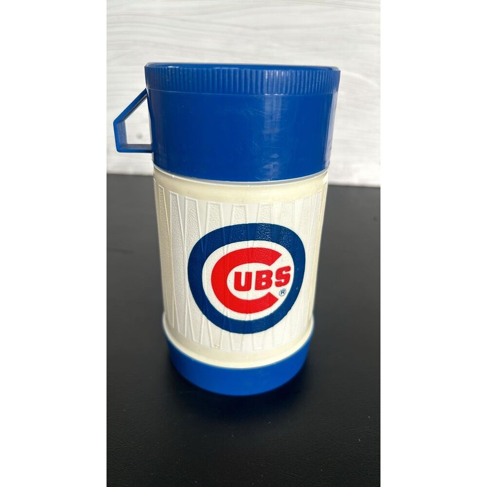 Vintage Chicago MLB Promo  Coke  Lunch Beverage Thermos Cooler Cup